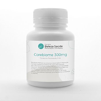 Corebiome 300mg : Fórmula Farmacêutica 60 Cápsulas