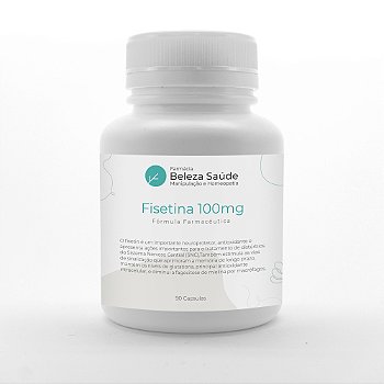 Fisetina 100mg : Fórmula Farmacêutica 90 Cápsulas