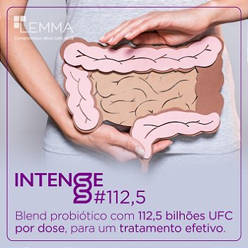 Intense #112,5 100mg - Probiótico 112,5 bilhões UFC : Fórmula Farmacêutica 30 Cápsulas