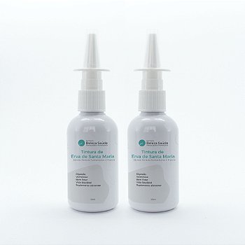 Tintura de Erva de Santa Maria : Extrato Fórmula Farmacêutica 2 Frascos x 100ml