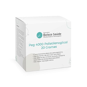 Peg 4000 Polietilenoglicol 20 Gramas : 30 Sachês