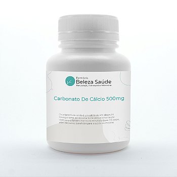 Carbonato De Cálcio 500mg 60 Cápsulas