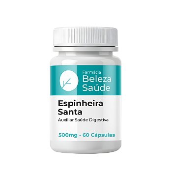 Espinheira Santa 500mg 60 cápsulas