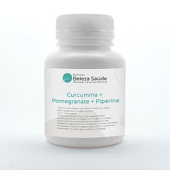 Curcumina + Pomegranate + Piperina - Anti Aromatase - 60 doses