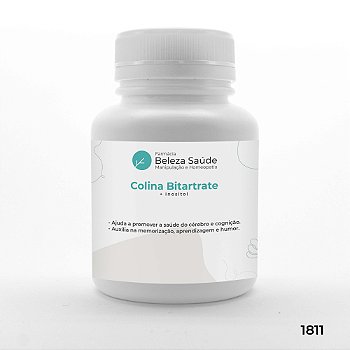 Colina Bitartrate + Inositol - Saúde do Cérebro