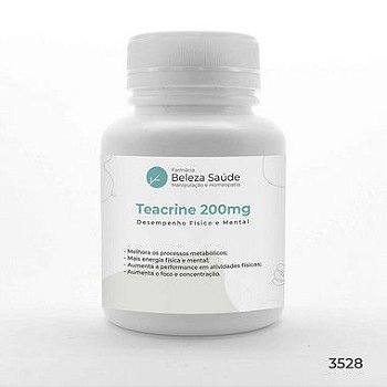 Teacrine 200mg Desempenho Físico e Mental