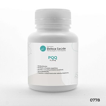 PQQ Pirroloquinolina Quinona 11,5mg