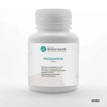 Melatonina 10mg Para ter um bom sono