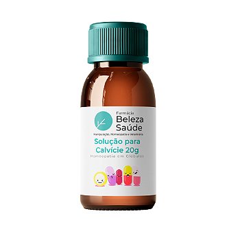 Solução Para Calvície 20g Glóbulos Homeopatia Homeopático