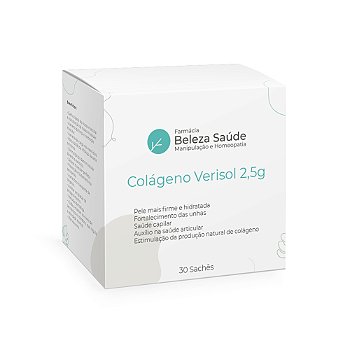 Colágeno Verisol ® - 30 Sachês De 2,5g - Pronto Para Uso