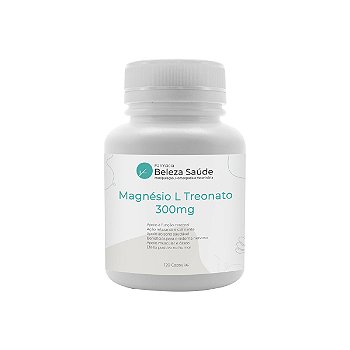 Magnésio L Treonato 300mg : Laudado Alta Qualidade 120 Caps