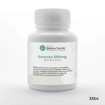 Serenzo 500mg Ativo Anti Stress