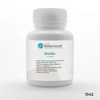 Boldo + 3 Ativos - Cólicas e Desconfortos Abdominais