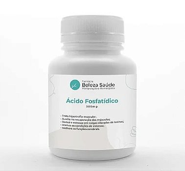 Ácido Fosfatídico 300mg Hipertrofia Muscular