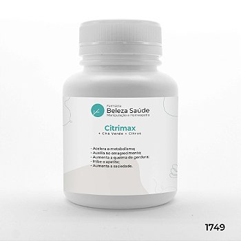 Citrimax + Chá Verde + Citrus - Acelera o Metabolismo