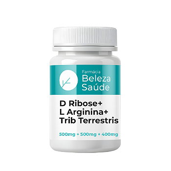 D Ribose 500mg + L Arginina 500mg + Tribullus Terrestris 400mg