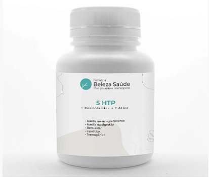 5 HTP + Cassiolamina + 2 Ativos - Termogênico