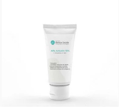 Alfa Arbutin 10% + Vitamina C 10% - Creme para Manchas