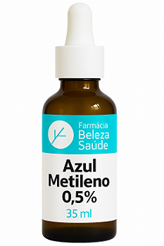 Azul Metileno 0,5% 35ml | Uso Oral Certificado | Grau Farmacêutico