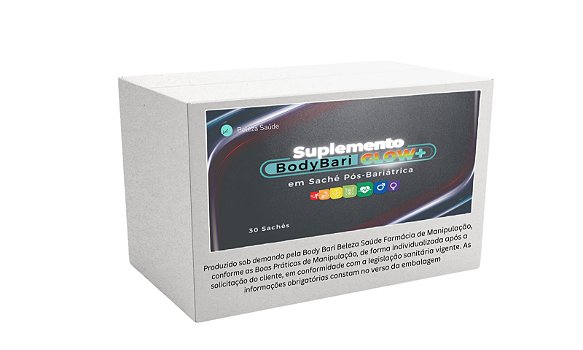 Body Bari Glow+ | Suplemento Max Pós Bariátrica Sachês