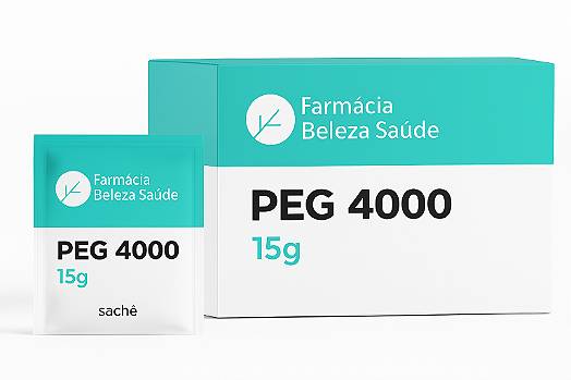 Peg 4000 Polietilenoglicol 15gr | Sachês