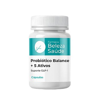 Probióticos Balance + 5 Ativos 60 Cápsulas | Suporte GLP-1
