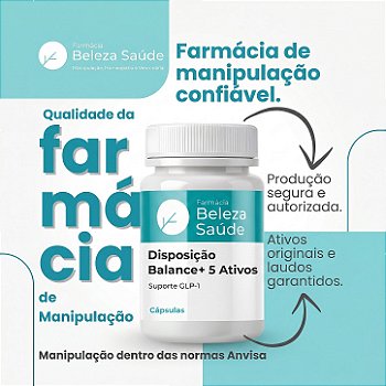 Disposição Balance + 5 Ativos 60 Cápsulas | Suporte GLP-1