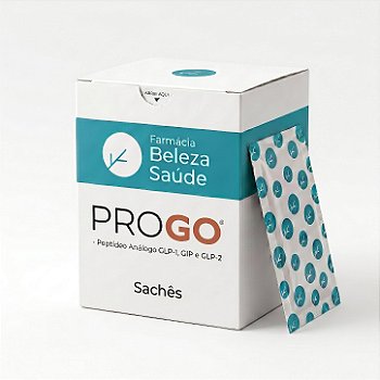 ProGo® 1,5gr - Sachês | Atua receptores GIP, GLP-1 e GLP-2