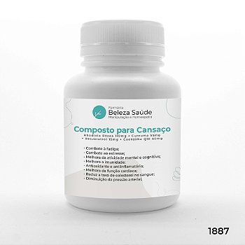Composto para Cansaço Fraqueza Desânimo