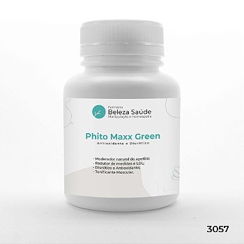 Phito Maxx Green - 3 Ativos - Antioxidante e Diurético