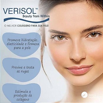 Verisol 2,5g + Nutricolin + 4 Ativos - Pele Renovada