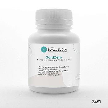 GordZero Composto Emagrecedor : Diminui a Gordura Abdominal