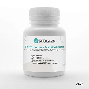 Fórmula Acelera o Metabolismo e Diurética