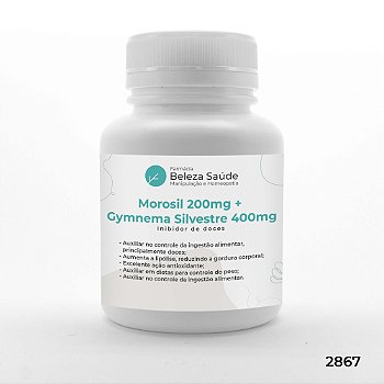 Morosil 200mg + Gymnema Silvestre 200mg - Inibidor de Doces