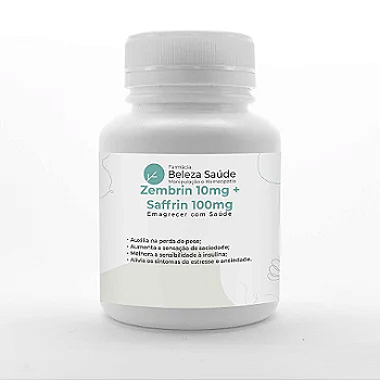Zembrin 10mg  + Saffrin 100mg : Emagrecer com Saúde