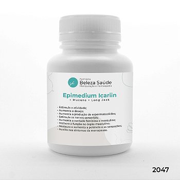 Epimedium  + Mucuna + Long Jack - Aumento do Desempenho Homem e Mulher