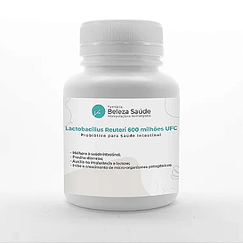 Lactobacillus Reuteri 600 milhões UFC - Probiótico Saúde Intestinal