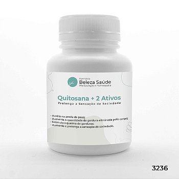 Quitosana + 2 Ativos - Prolonga a Sensação de Saciedade