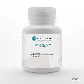 Coenzima Q10 + Colágeno - Firmeza e Elasticidade da Pele
