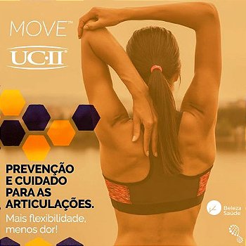 Move 50mg + Uc II 20mg - Artrite e Dores nas Articulações