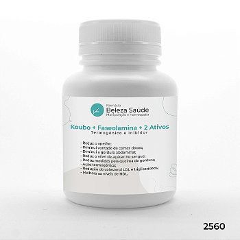 Koubo + Faseolamina + 2 Ativos - Termogênico e Inibidor
