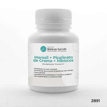 Morosil + Picolinato Cromo + Hibiscos - Modulação corporal
