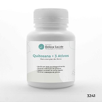 Quitosana + Pectina + 2 Ativos - Manutenção do Peso