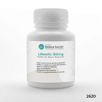 Lifesolic 150mg ( Ácido Ursólico )  Ganho de Massa Muscular