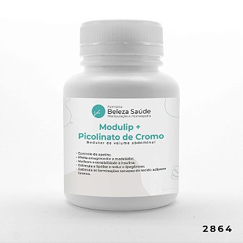 Modulip  + Picolinato De Cromo - Redutor Volume Abdominal
