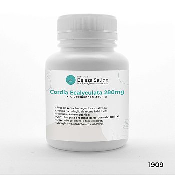 Cordia Ecalyculata 280mg + Glucomannan 280mg