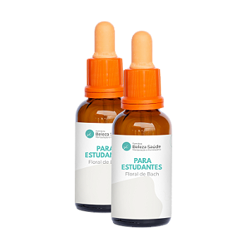 Floral de Bach 30ml Para Estudantes - Kit com 2 Unidades