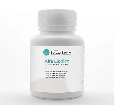 Alfa Lipóico + Coenzima Q10 + 5 Ativos - Anti Fadiga