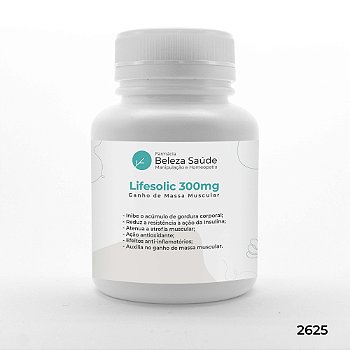 Lifesolic 300mg ( Ácido Ursólico ) Ganho de Massa Muscular