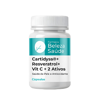 Cartidyss® + Resveratrol + Vitamina C + 2 Ativos - Anti Rugas e Flacidez
